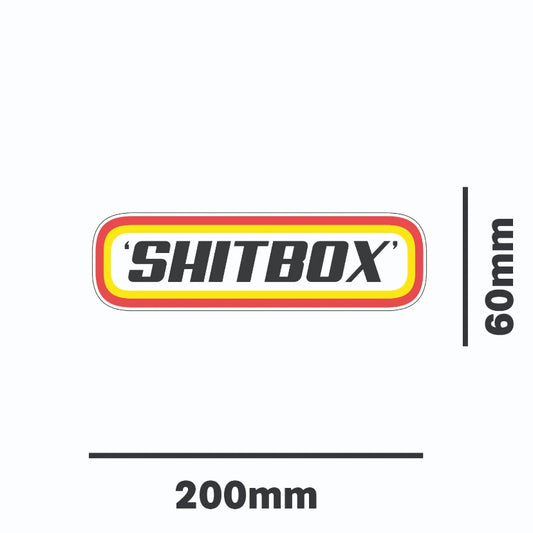 Shitbox sticker